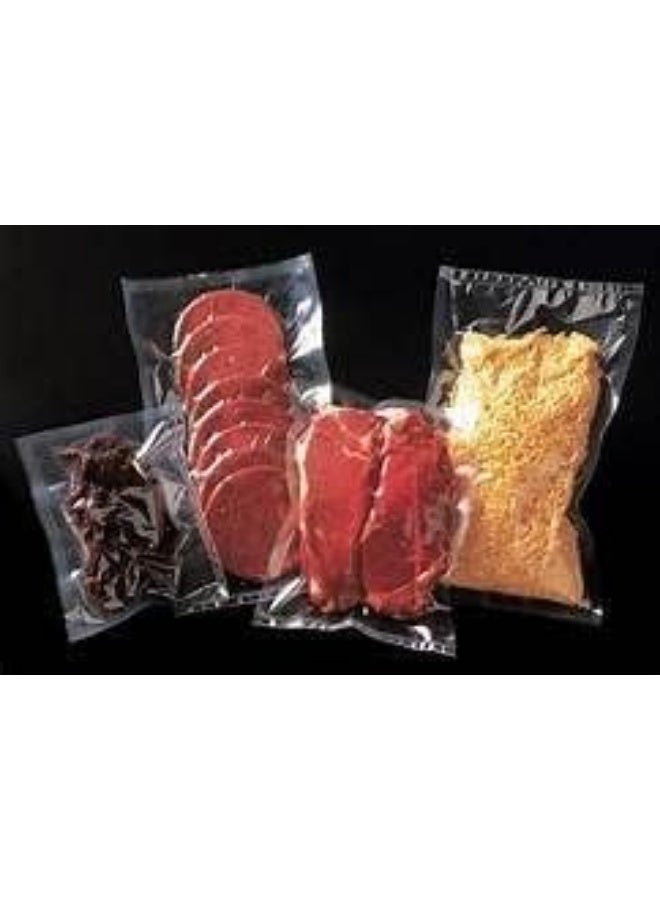 TRAGO Plain Vacuum Pouch for Chamber Sealer | 3 Side Laminated Food Grade Bags | 90 Micron Strong Vacuum Seal Packaging Pouches for Storage & Preservation (200, 10x15cm) - Image 1